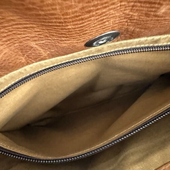 Frye Oliver Leather Messenger Bag Work School Travel Computer Laptop - Picture 11 of 16